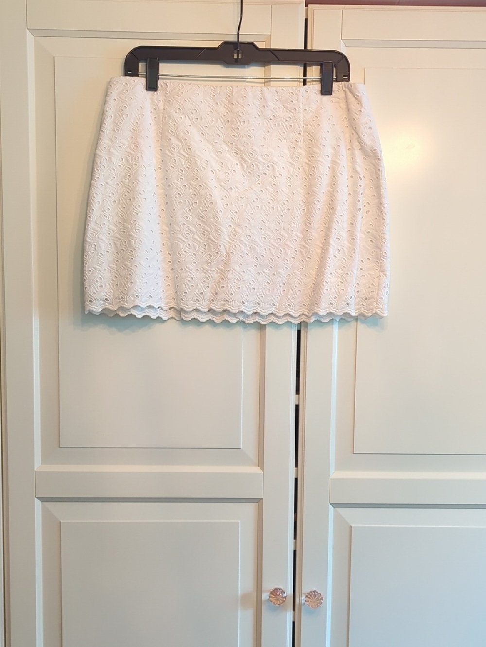 Lilly Pulitzer White Eyelet Mini Skirt